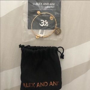 Alex & Ani Om Charm Bangle